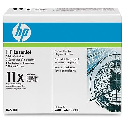 Заправка картриджа HP Q6511X для HP LJ - 2410/2420/2430 