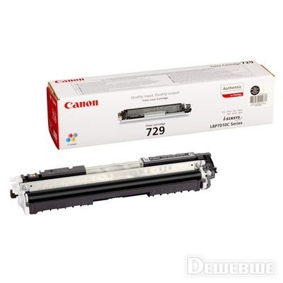 Заправка картриджа Canon 729Bk для i-SENSYS LBP-7010/7018