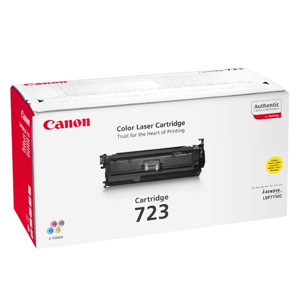Заправка картриджа Canon 723Y для LBP 7750 i-Sensys