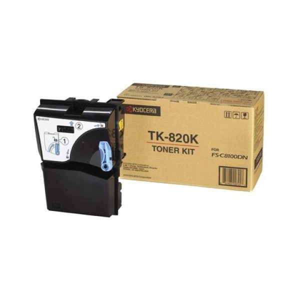 TK-820K BLACK тонер-картридж принтера FS-C8100DN Kyocera (tk820k)