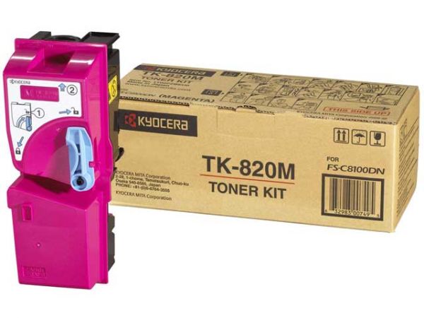 TK-820M Magenta тонер-картридж принтера FS-C8100DN Kyocera (tk820m)