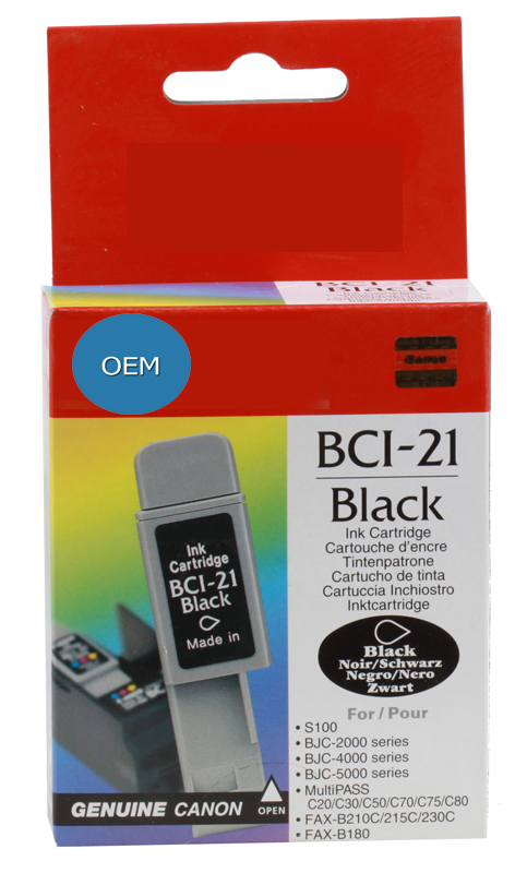 Картридж BCI-21/24B черный для Canon ОЕМ