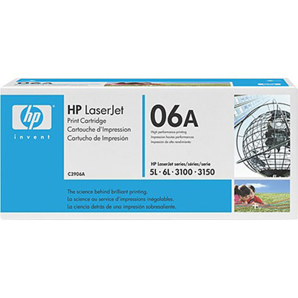 Заправка картриджа HP C3906A для HP LaserJet 5L, 6L, 3100, 3150