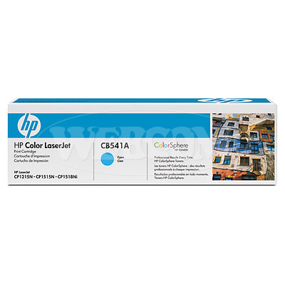 Заправка картриджа HP CB541A для принтеров HP Color LaserJet CM1312/CM1312nfi, HP Color LaserJet CP1215/CP1515n