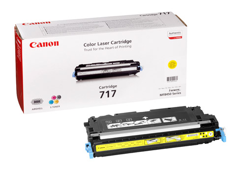 Заправка картриджа Canon 717Y для LaserBase MF8450 i-Sensys