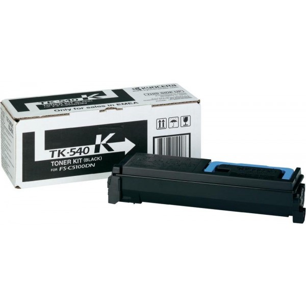 TK-540K тонер-картридж цветного лазерного принтера FS-C5100DN Kyocera (5 тыс с) (tk540k)