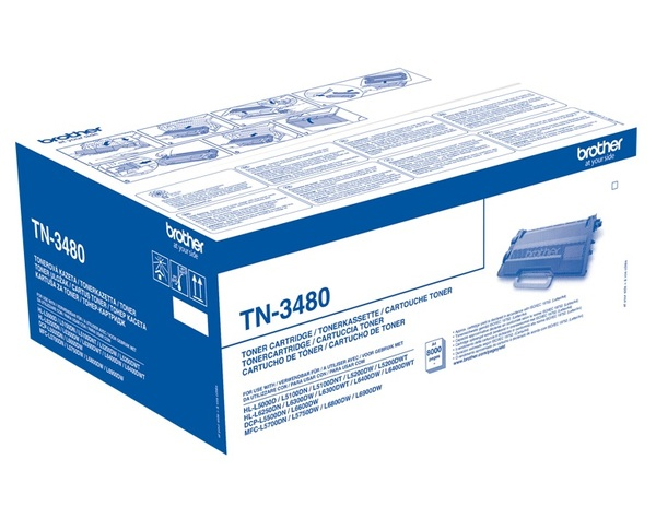 Заправка картриджа Brother TN-3480 для DCP-L5500DN / DCP-L6600DW / HL-L5000D 8000 стр 